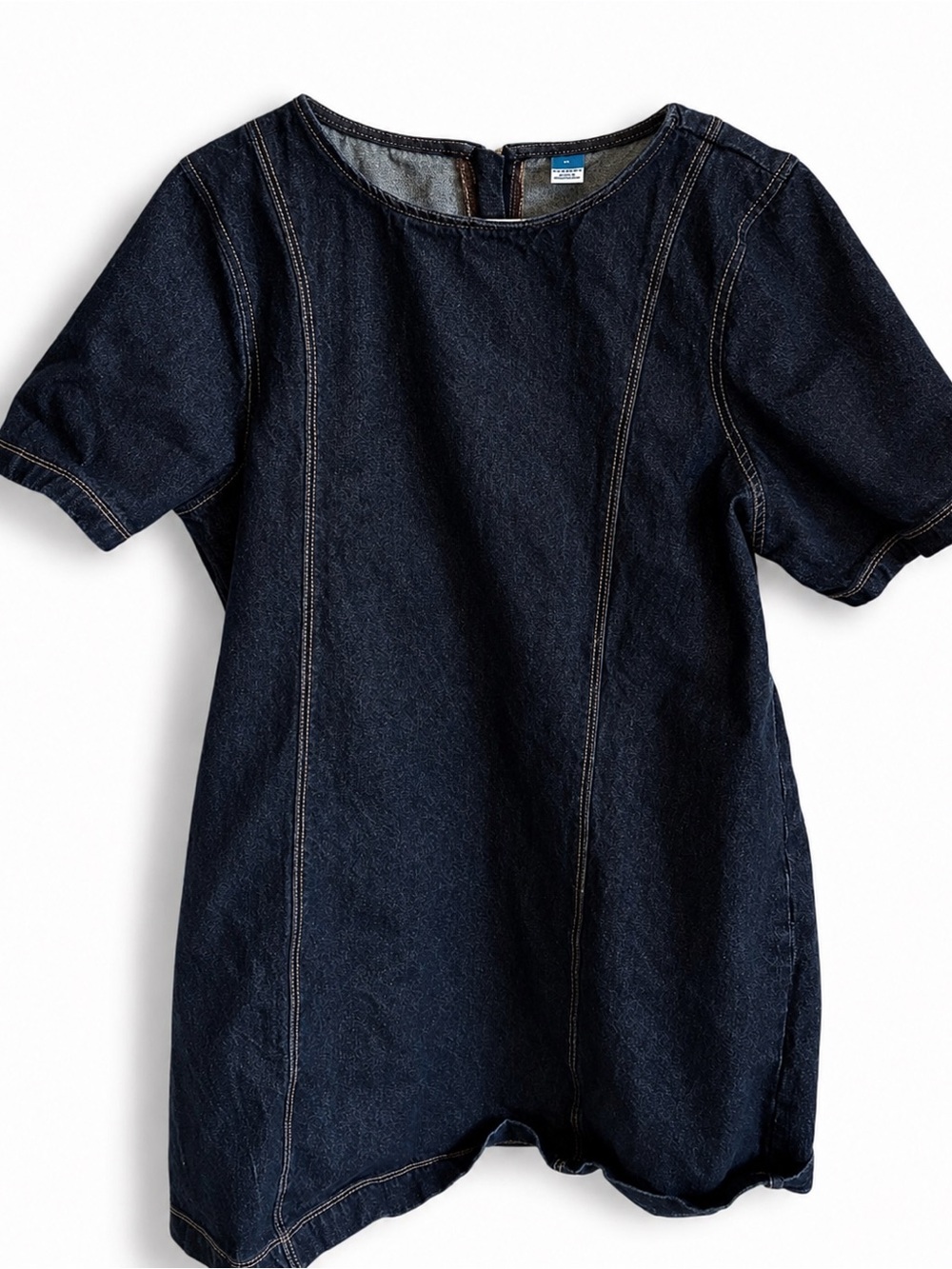 Dark Denim Mini Dress - Picture 2 of 3
